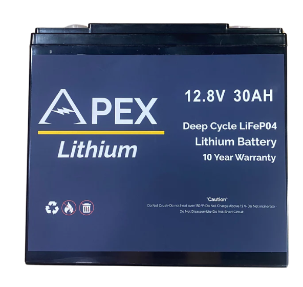 Apex Lithium Batteries 12V 30AH