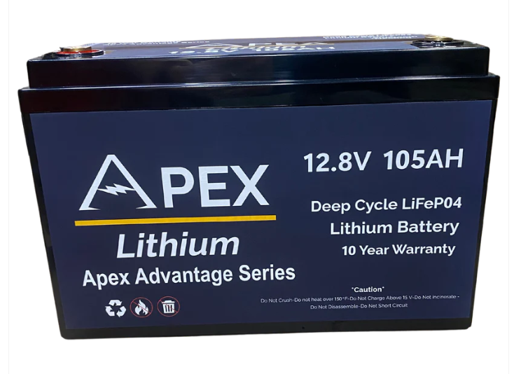 Apex Advantage Series Lithium Batteries 12V 105AH Group 31