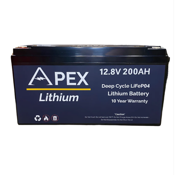 Apex Lithium Batteries 12V 200AH Group 31