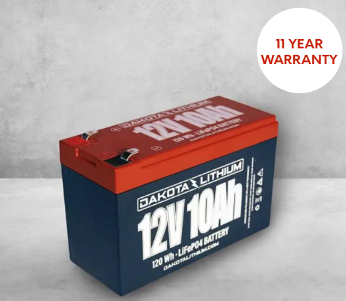 Dakota 12v 10Ah Lithium Battery