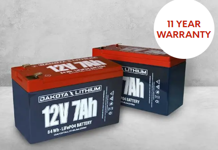 Dakota 12v 7Ah Lithium Lithium Battery