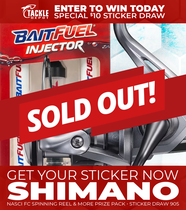 Tackle Depot Sticker Draw 905