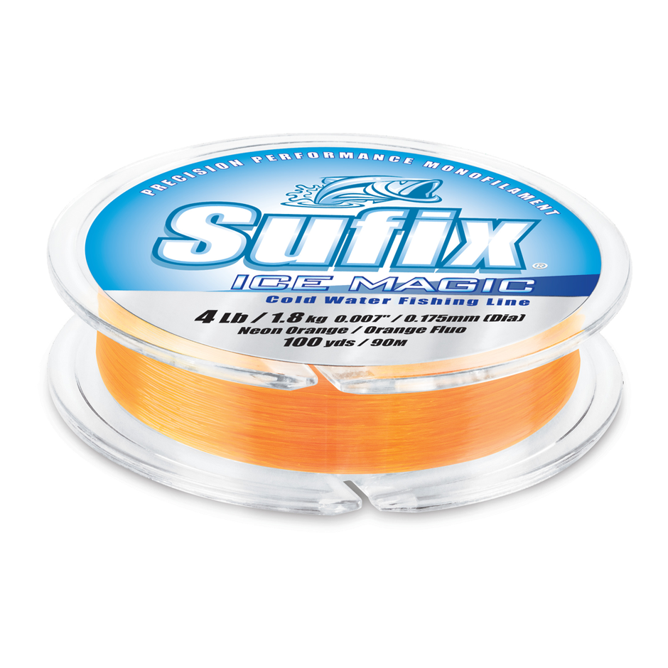 Sufix Ice Magic Monofilament Neon Orange - Tackle Depot
