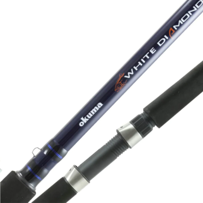 Okuma White Diamond Trolling Rod 2 Pc