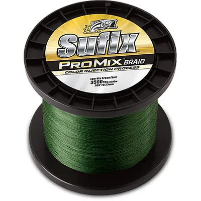 SUFIX PROMIX BRAID 10LB. 3500YDS. Low-Vis Green