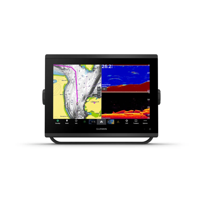 Garmin 12" GPSMAP 1243xsv SideVü, ClearVü and Traditional CHIRP Sonar with Mapping