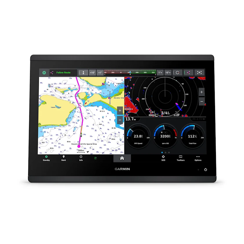 Garmin 16" GPSMAP 1623 Non-Sonar with Worldwide Basemap