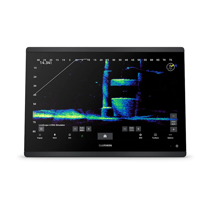 Garmin 16" GPSMAP 1623xsv SideVü, ClearVü and Traditional CHIRP Sonar with Worldwide Basemap