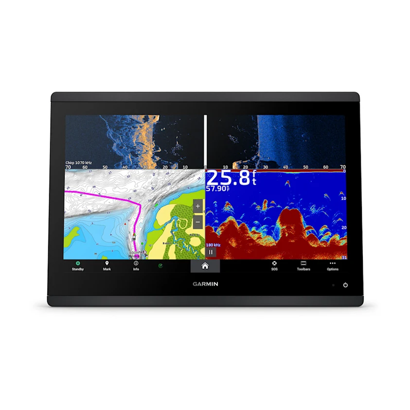 Garmin 16" GPSMAP 1643xsv SideVü, ClearVü and Traditional CHIRP Sonar with Mapping