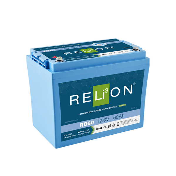 Relion Lithium Battery 12V 60AH G24