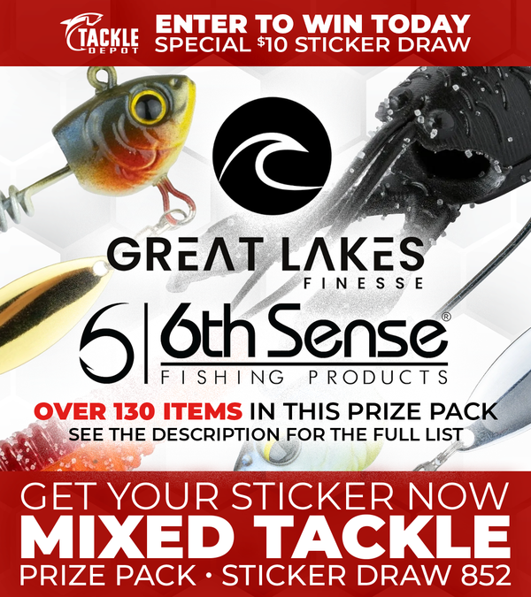 Tackle Depot Sticker Draw 852