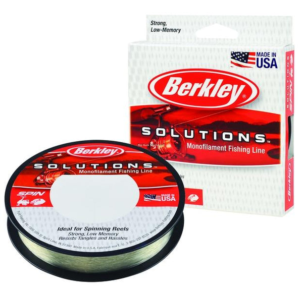Berkley Solutions Spin 228m Monofilament Fishing Line - Finish-Tackle