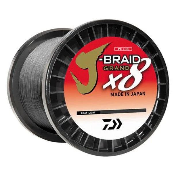 Daiwa J-Braid X8 Grand Braided Line 10 Lb 3000 Yd Chartreuse - Tackle Depot
