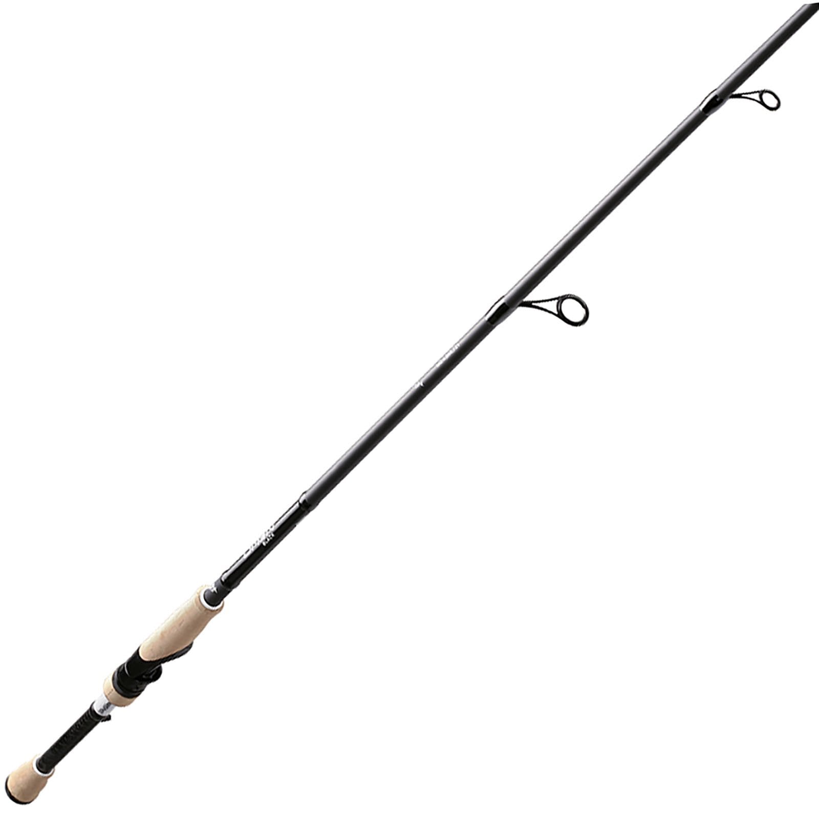 Black fishing rod with spinning reel, Fishing Rods Fishing Reels