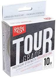 STRIKE KING TOUR GRADE PREMIUM STRENGTH BRAIDED LINE 150 YDS - Tackle Depot