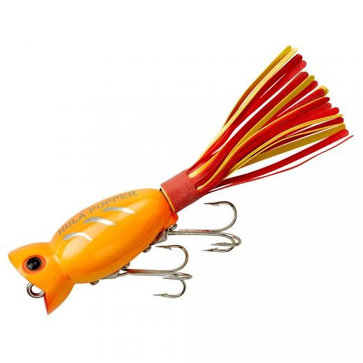 ARBOGAST FLY ROD HULA POPPERS- 9 LURES 3 SIZES 5 COLORS