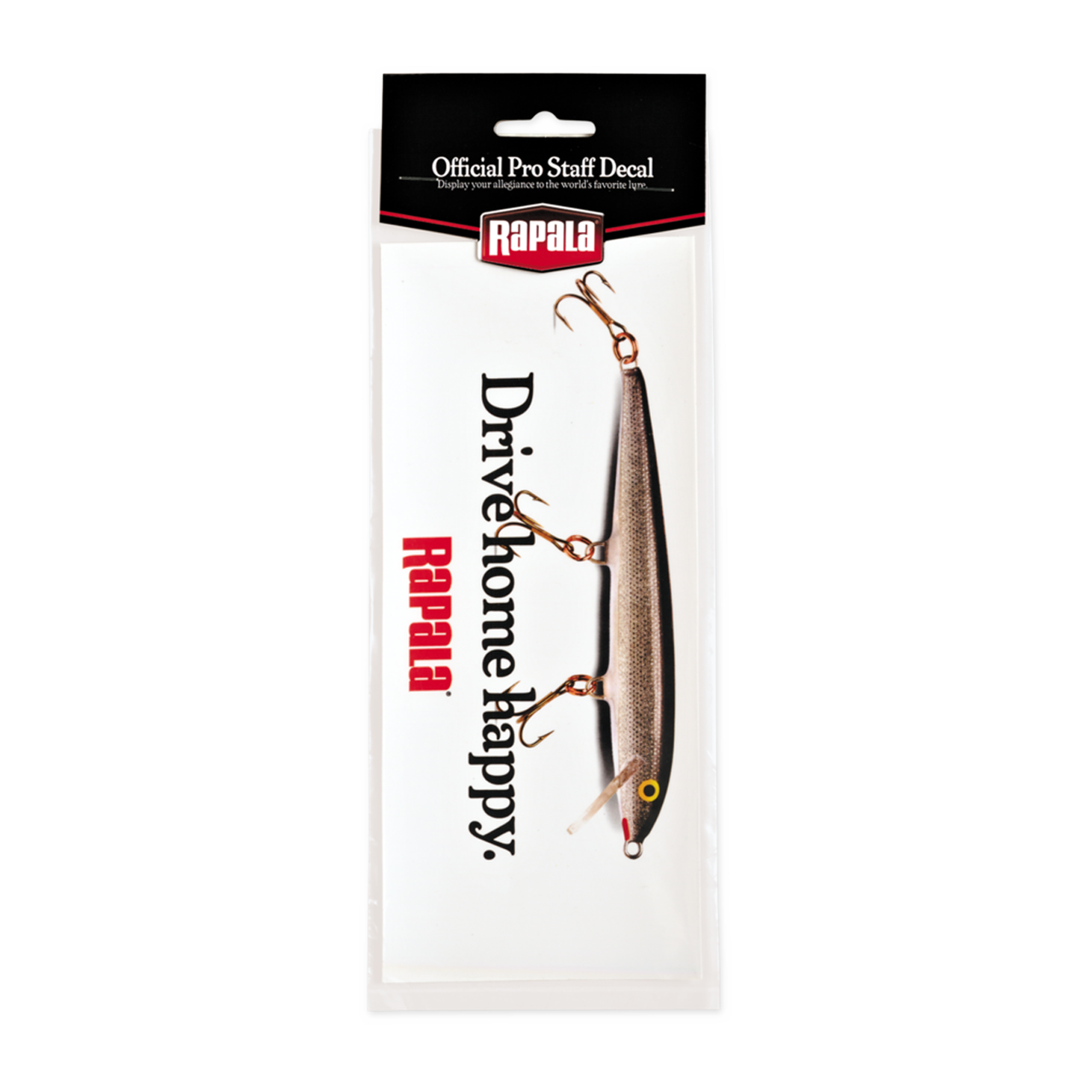 Rapala Drive Home Happy Decal 9” x 4” - Tackle Depot